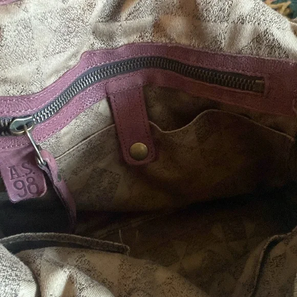 A.S 98 leather bucket bag